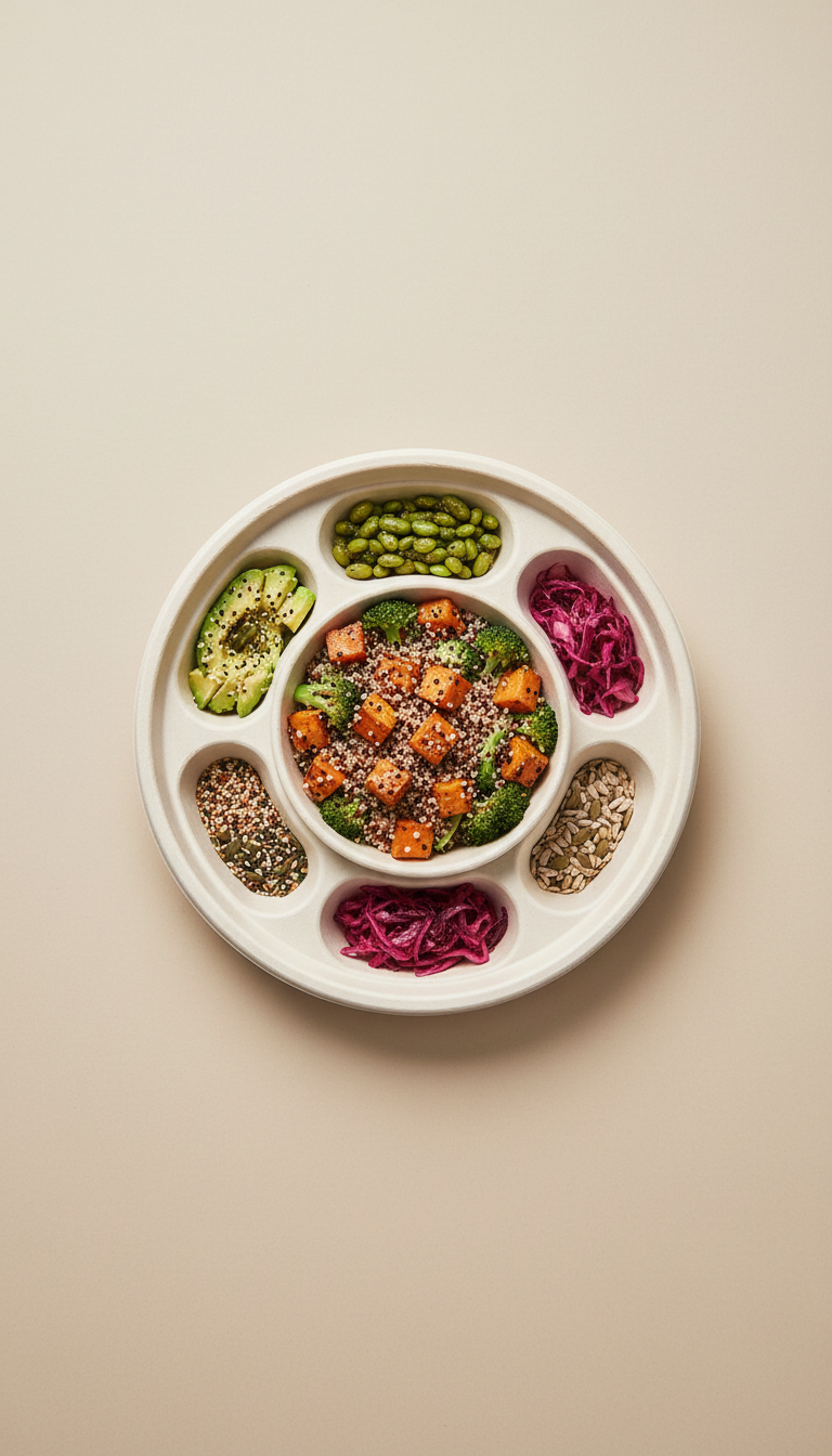 Plant-Based Buddha Bowl Tray